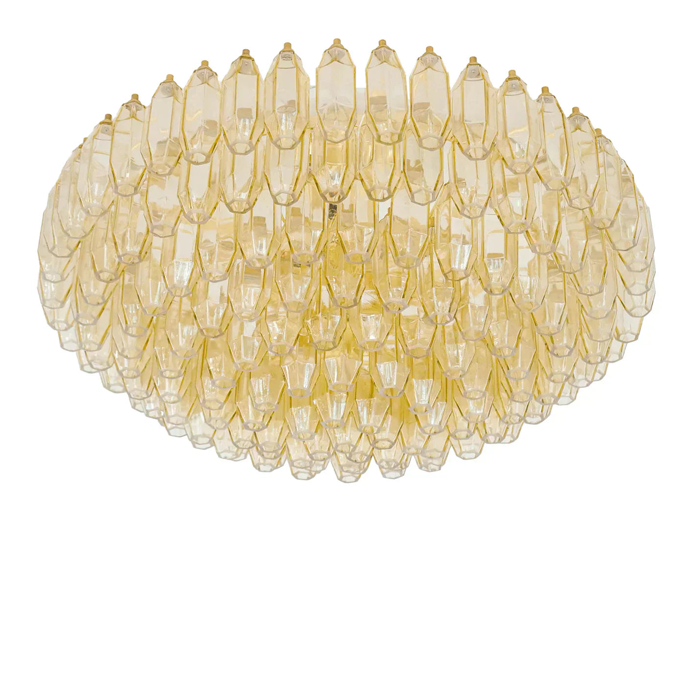 Prismatico 12-Light Amber Ceiling lamp 35" - Zonesus