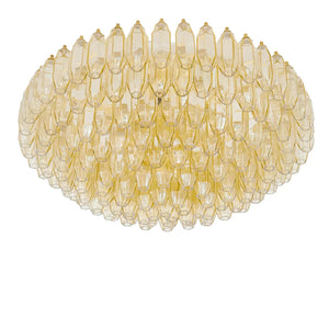 Prismatico 12-Light Amber Ceiling lamp 35" - Zonesus