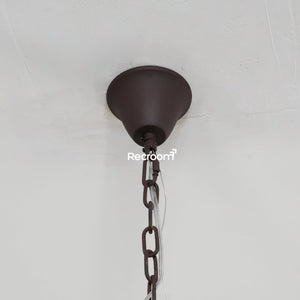Rococonut Crystal Outdoor Chandelier 33” - Zonesus